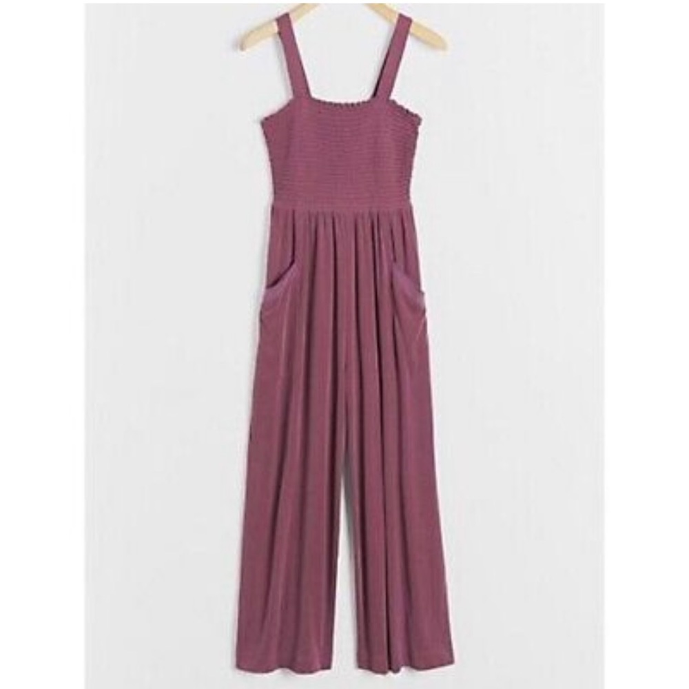 Anthropologie Saturday Sunday Plum Jumpsuit